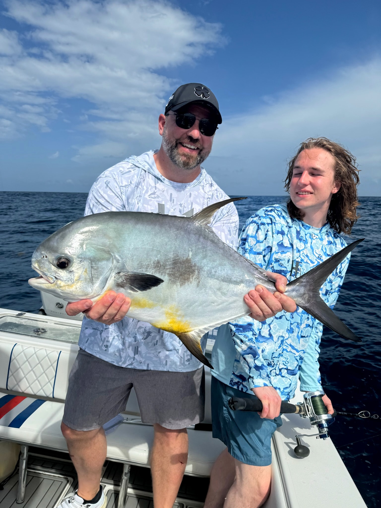 A permit shared between two anglers